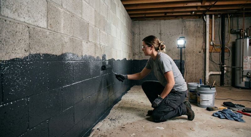 Basement Walls Waterproofing in Greenville, SC