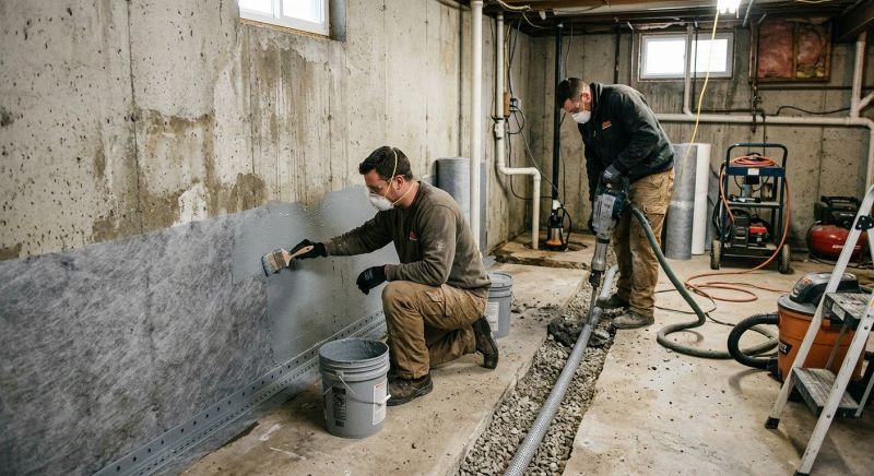 Wet Basement Repair in Grand Rapids, MI