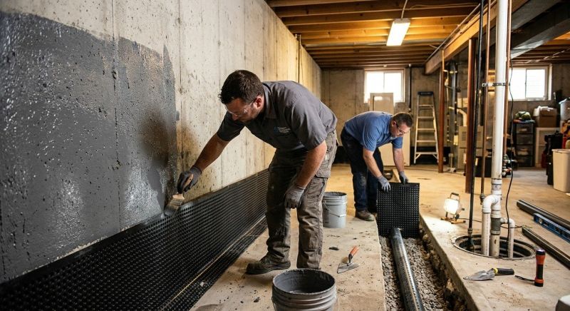 Wet Basement Solutions in Greenville, SC
