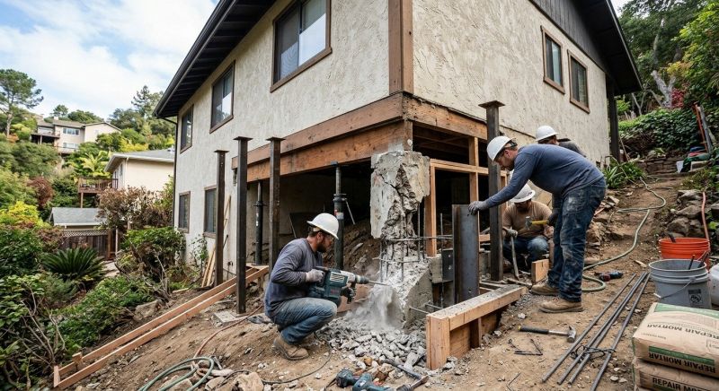 Foundation Underpinning in Greenville, SC