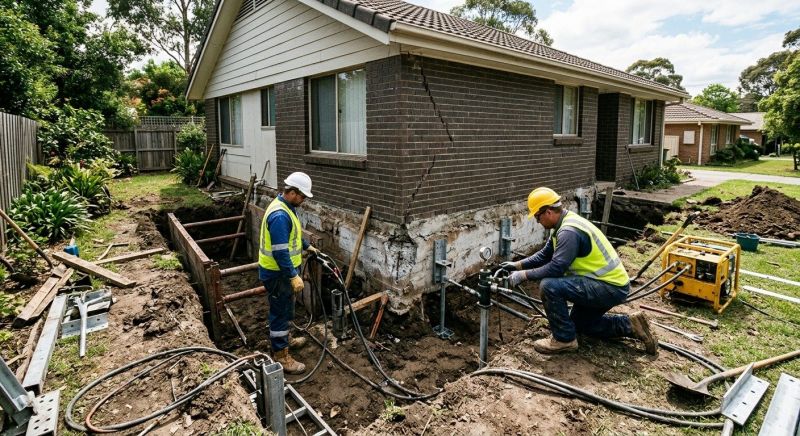 Slab Foundation Repair in Greenville, SC
